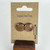 Medium - Dark Oak - Handmade Stud Wooden Earrings - Minimalistic Circle
