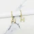 Crystal Initial Drop Earrings