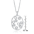 Collette Z Sterling Silver Cubic Zirconia Multiple Circle Necklace