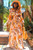 Summer Dreams Floral Ruffle Cut Out Maxi Dress