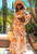 Summer Dreams Floral Ruffle Cut Out Maxi Dress