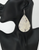 Hair On Leather Earrings 