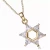 Collette Z Sterling Silver Cubic Zirconia and Gold Overlay Clear Necklace