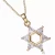 Collette Z Sterling Silver Cubic Zirconia and Gold Overlay Clear Necklace