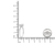 10K White Gold 1/4 Cttw Miracle Set Round Cut Diamond Two-Stone Ring (H-I Color, I2 Clarity)