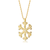 Collette Z Goldplated Sterling Silver Cubic Zirconia Snowflake Necklace