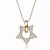 Collette Z Sterling Silver Cubic Zirconia Open Star Necklace