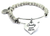Anxiety Won't Stop Me Metal Beaded Bangle Bracelet