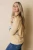 Splicing Waffle Knit Long Sleeve Top Thumb Hole