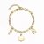 Collette Z 14K Gold Plated Cubic Zirconia Three Charm Bracelet
Anklet