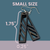 Iron Earth Stain Small Handmade Wooden Earrings - Long & Skinny Cut Out Geometri