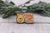 Bear & Honey || Wood Stud Earrings