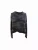 Black Camo Top ft Cross Cut Hem