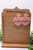 Grandma Floral Pink Hearts || Drop Earrings