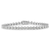 .925 Sterling Silver 1.0 Cttw Diamond Miracle-Set 7" Link Bracelet (I-J Color, I3 Clarity)