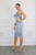 Stripe Affair Striped Sleeveless Bodycon Midi Dress