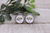 Sunflower Crown Highland Cow || 12mm Glass Stud Earrings 