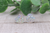 Iridescent Heart Druzy Stud Earrings
