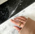CAMRON GOLD THIN CROISSANT RING