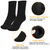 3 Pairs Men Warm Wool Socks Soft Cozy Winter Thermal Socks 