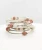 Wrap Bracelets-Monica In Pink Shell And Quartz