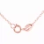 Collette Z Rose-plated Sterling Silver Cubic Zirconia Square Necklace