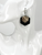 Charcoal Genuine Leather Earrings 