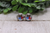 Leopard, Red & Blue Heart Trio || MINI Stud Earrings
