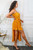 Pleated On Me Asymmetrical High Low Dress