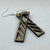 Small Whole Wheat Long Cut out Shapes Geometric Wood Earrings