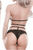 La Belle Fantastique Sexy strappy lace hollow teddy 