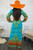 My Empire Long Slit Sleeves Plunged Neckline Maxi Dress