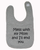 Mess with my Mom and I'll end you baby bib  One Size