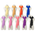 3-Piece Pure Color Tassel Artificial Cashmere Shawl