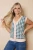 Houndstooth Vest Cardigan