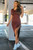 Keep it Casual Ruched Cinched Midi Dress
