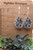 Sunflowers & Animal Print Teardrop Dangle Earrings