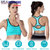 3 Packs Women Padded Sports Bras Yoga Fitness Push up Bra 