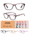 Large Frame Stylish Reading Glasses,Readers