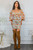 Meaningful Dreams Floral Ruched Mini Dress