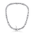 Collette Z Sterling Silver Clear Cubic Zirconia Graduated Solitaire Necklace