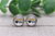 Steelers Girl | Glass Stud Earrings | Hypoallergenic