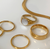 TONI THICK GOLD RING BAND