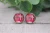 Faith on Brushstrokes  Glass Stud Earrings