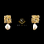 Cube Pearl Drop - Chandelier/Dangle