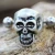 316L Stainless Steel Wicked Skull Cartilage Cuff Earring
