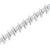 .925 Sterling Silver 3 Carat Total Weight Diamond "S" Lin Karat Bracelet 