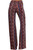 Tribal Border Print Self Banded Palazzo Pants