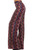 Tribal Border Print Self Banded Palazzo Pants