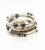 Wrap Bracelets-Monica in Taupe Leather & Brown